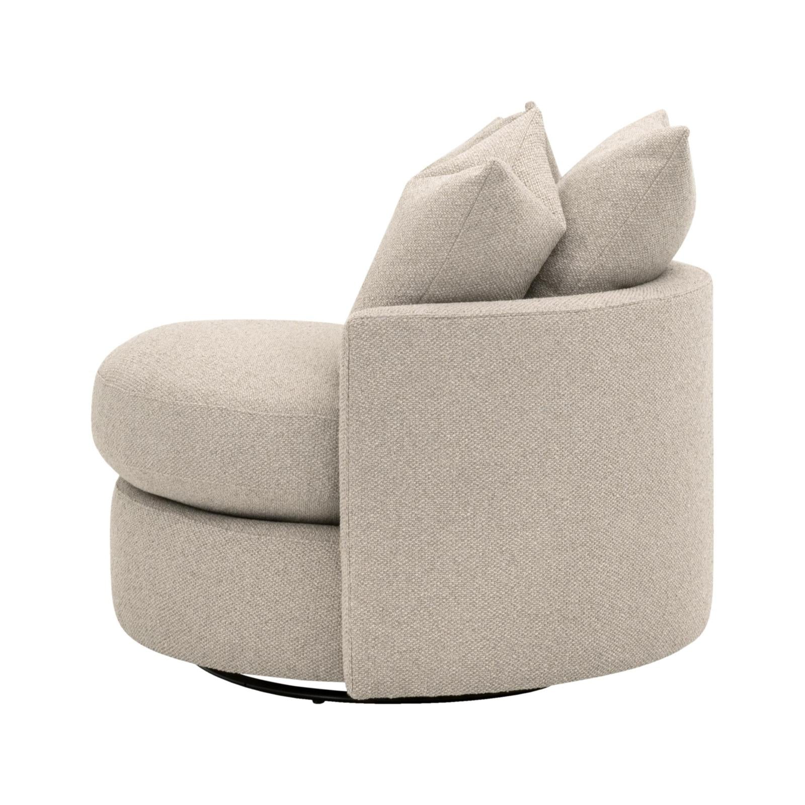 Essentials For Living Lourne Petite Swivel Sofa Chair
