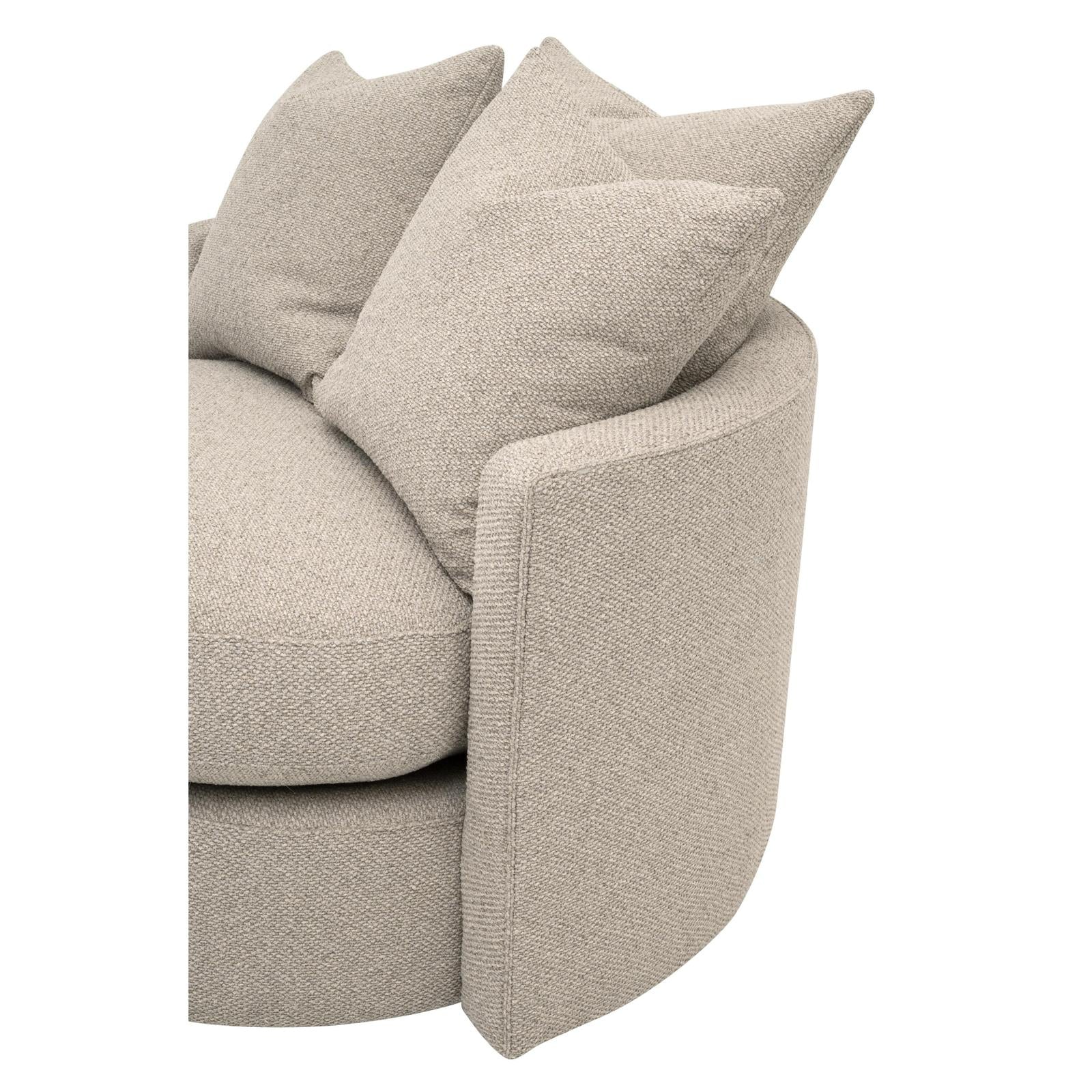 Essentials For Living Lourne Petite Swivel Sofa Chair