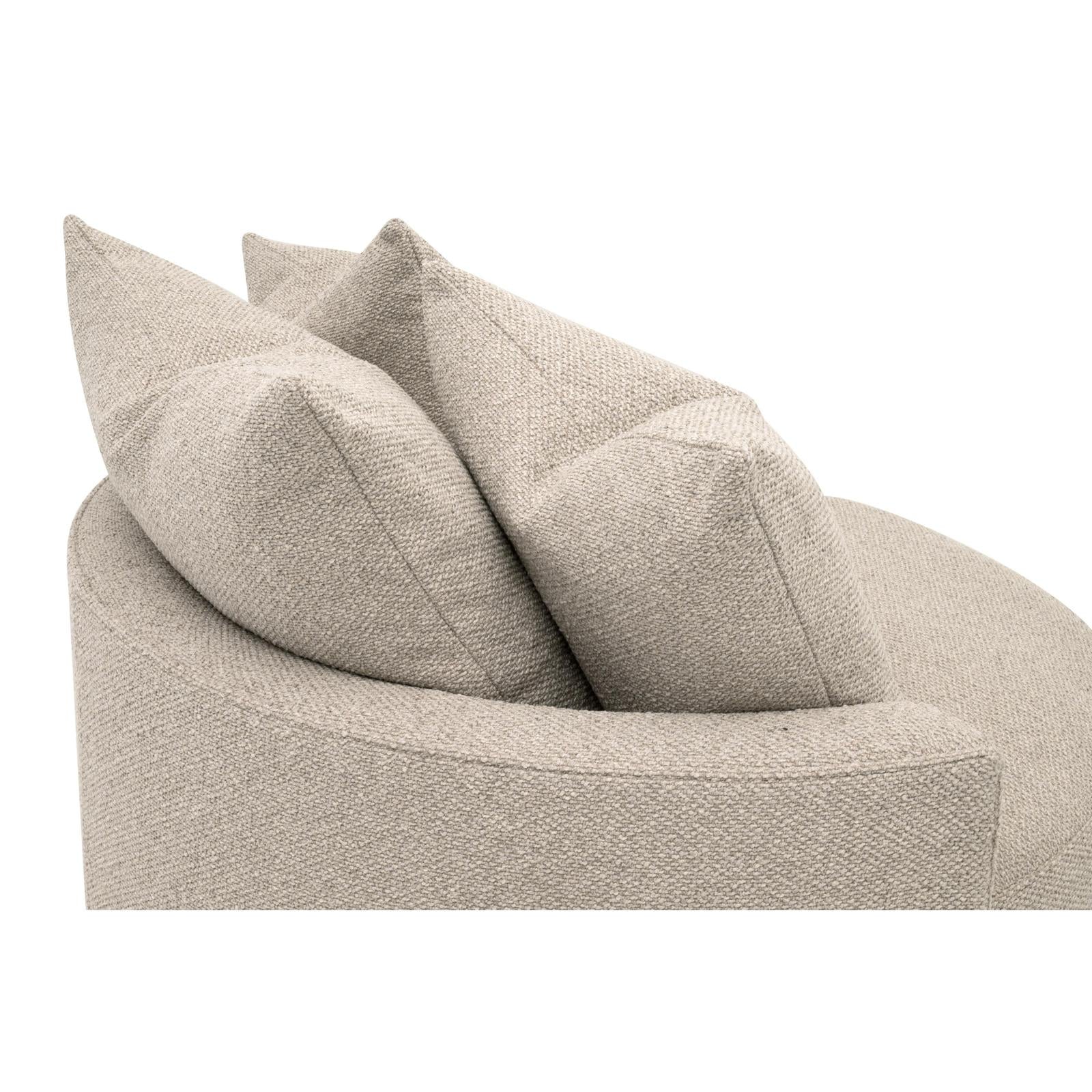 Essentials For Living Lourne Petite Swivel Sofa Chair