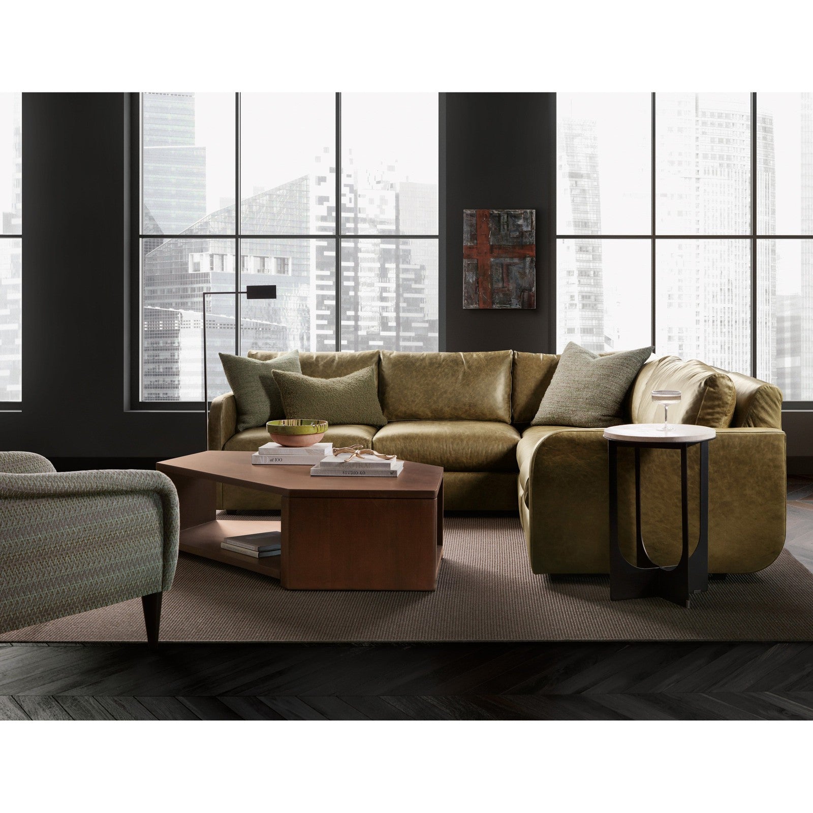 M Furniture Darian 5 PC Sectional