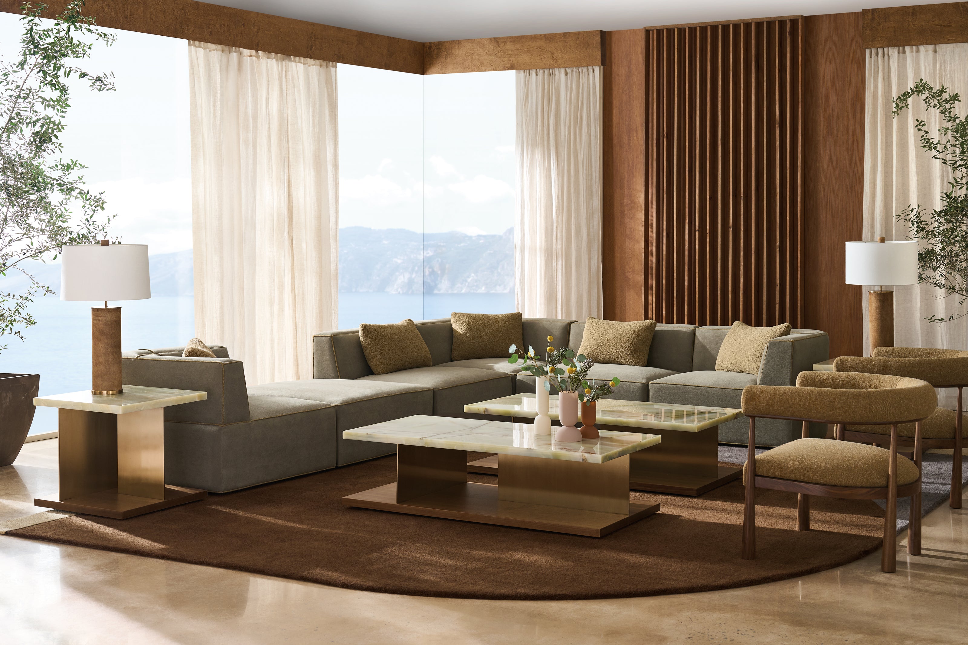 Caracole Modern Resort Cape Verde End Table