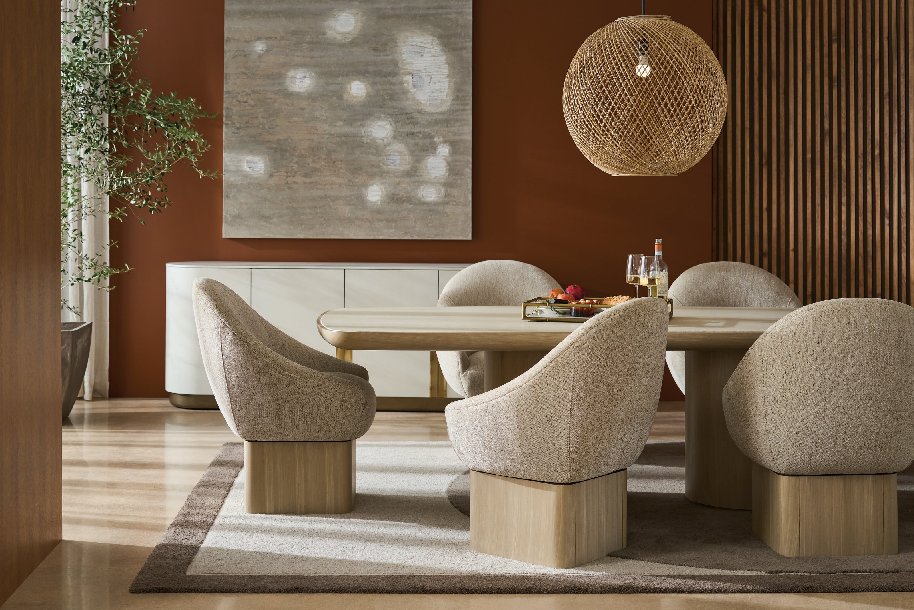 Caracole Modern Resort Santorini Dining Table