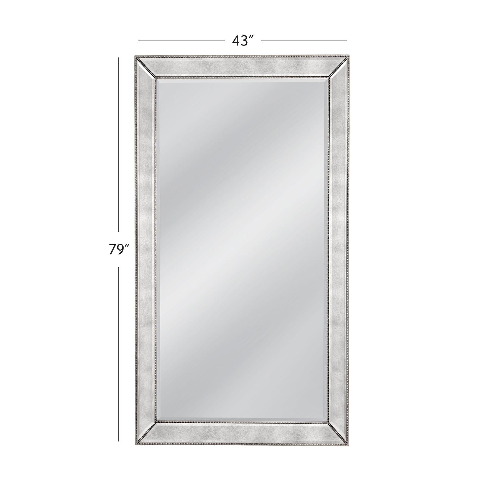 Bassett Mirror Beaded Floor Mirror