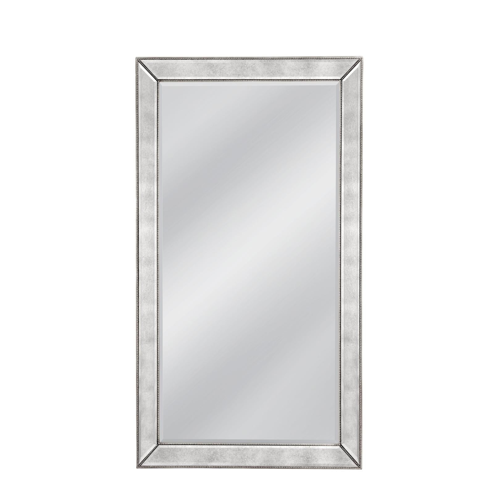 Bassett Mirror Beaded Floor Mirror