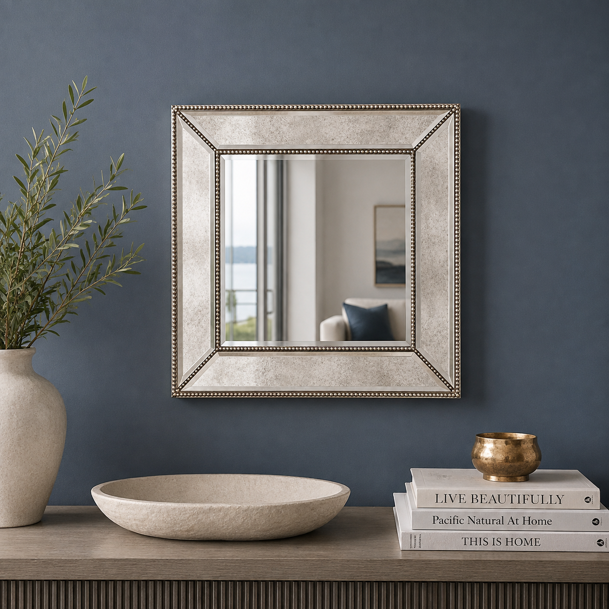 BMC Beaded Wall Mirror