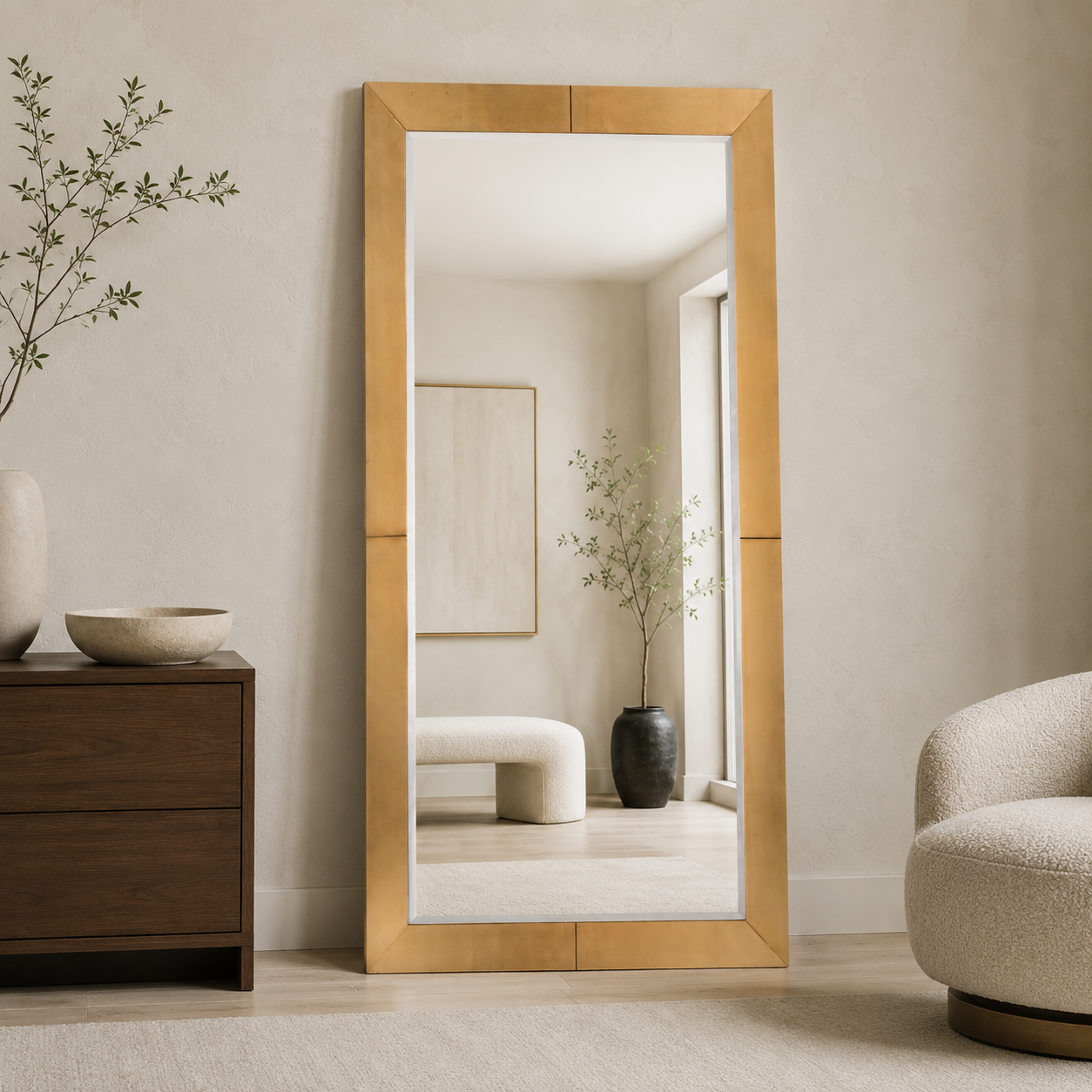 Bassett Mirror Agatha Floor Mirror