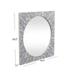BMC Sunburst Bone Wall Mirror