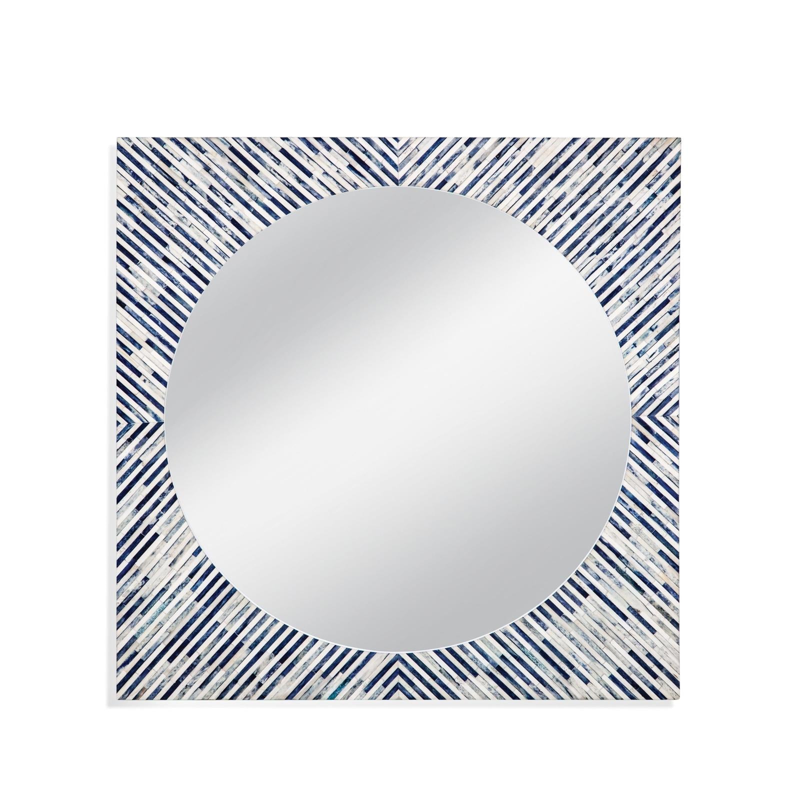 BMC Sunburst Bone Wall Mirror