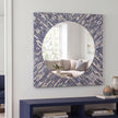BMC Sunburst Bone Wall Mirror