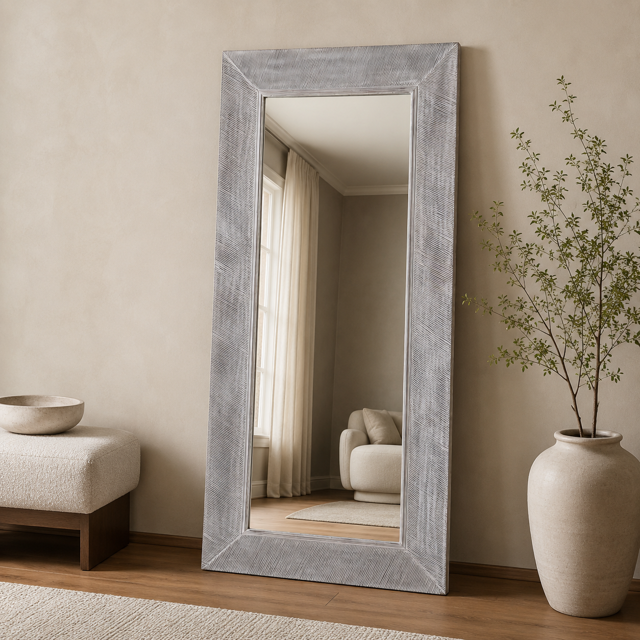 Bassett Mirror Baker Floor Mirror