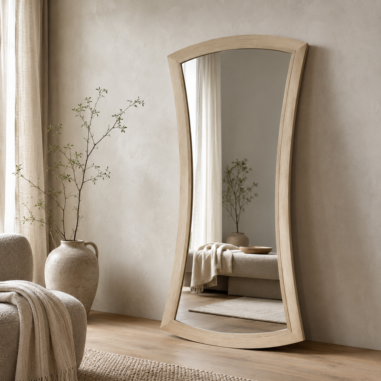 Bassett Mirror Biles Floor Mirror