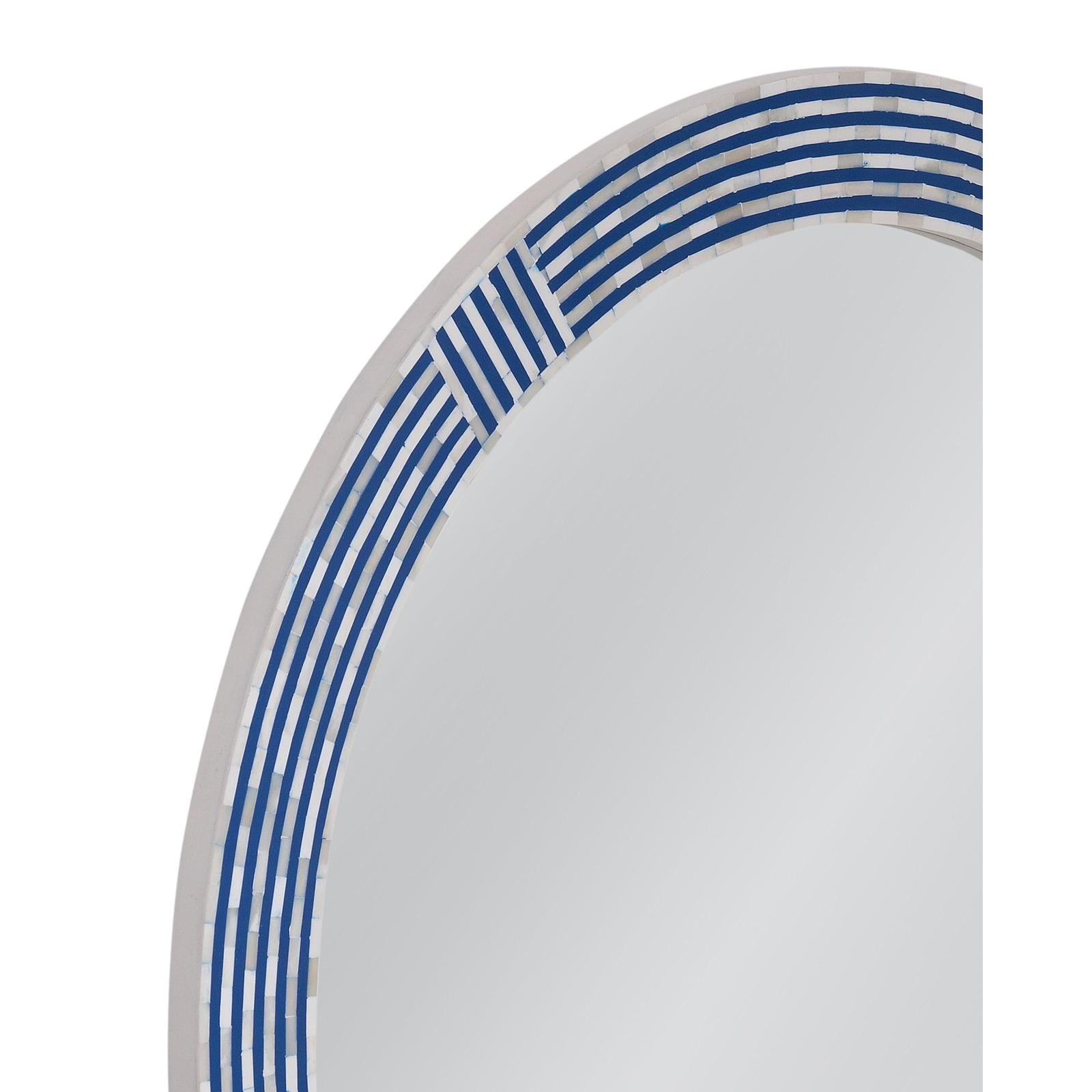 Bassett Mirror Blue Wall Mirror