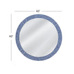 Bassett Mirror Blue Wall Mirror