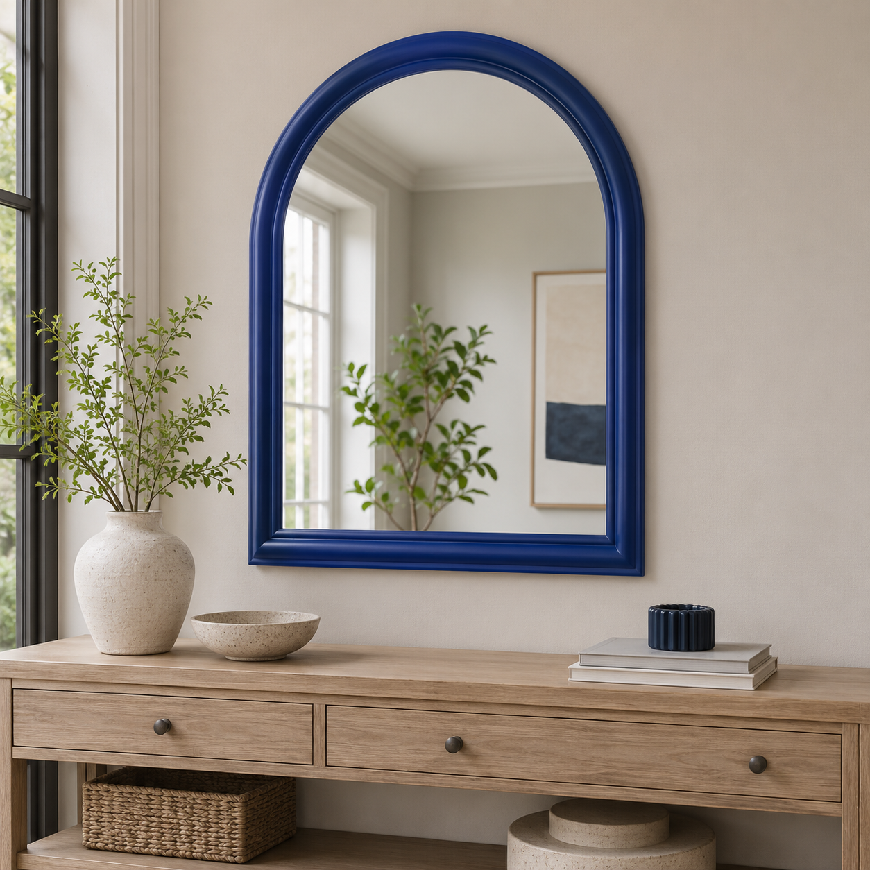 Bassett Mirror Blue Wall Mirror