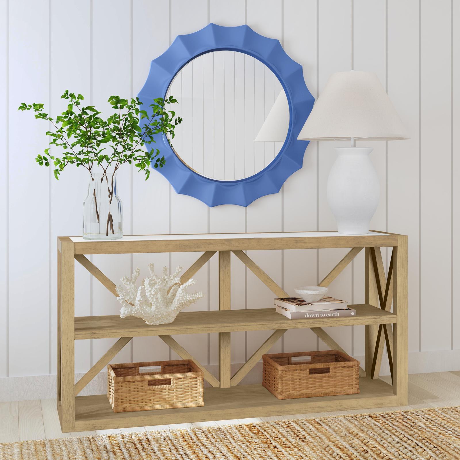 Bassett Mirror Blue Wall Mirror