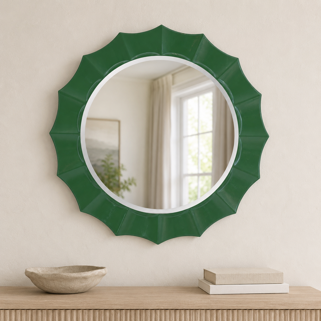 Bassett Mirror Green Altair Wall Mirror