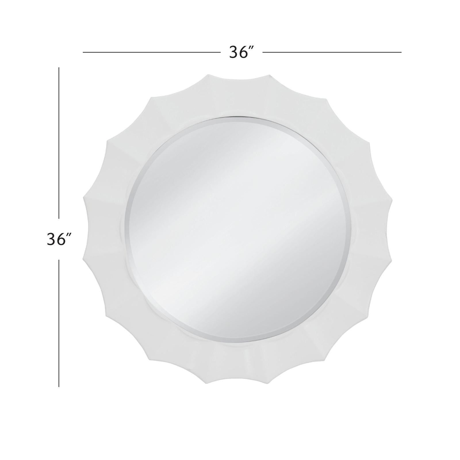BMC White Altair Wall Mirror