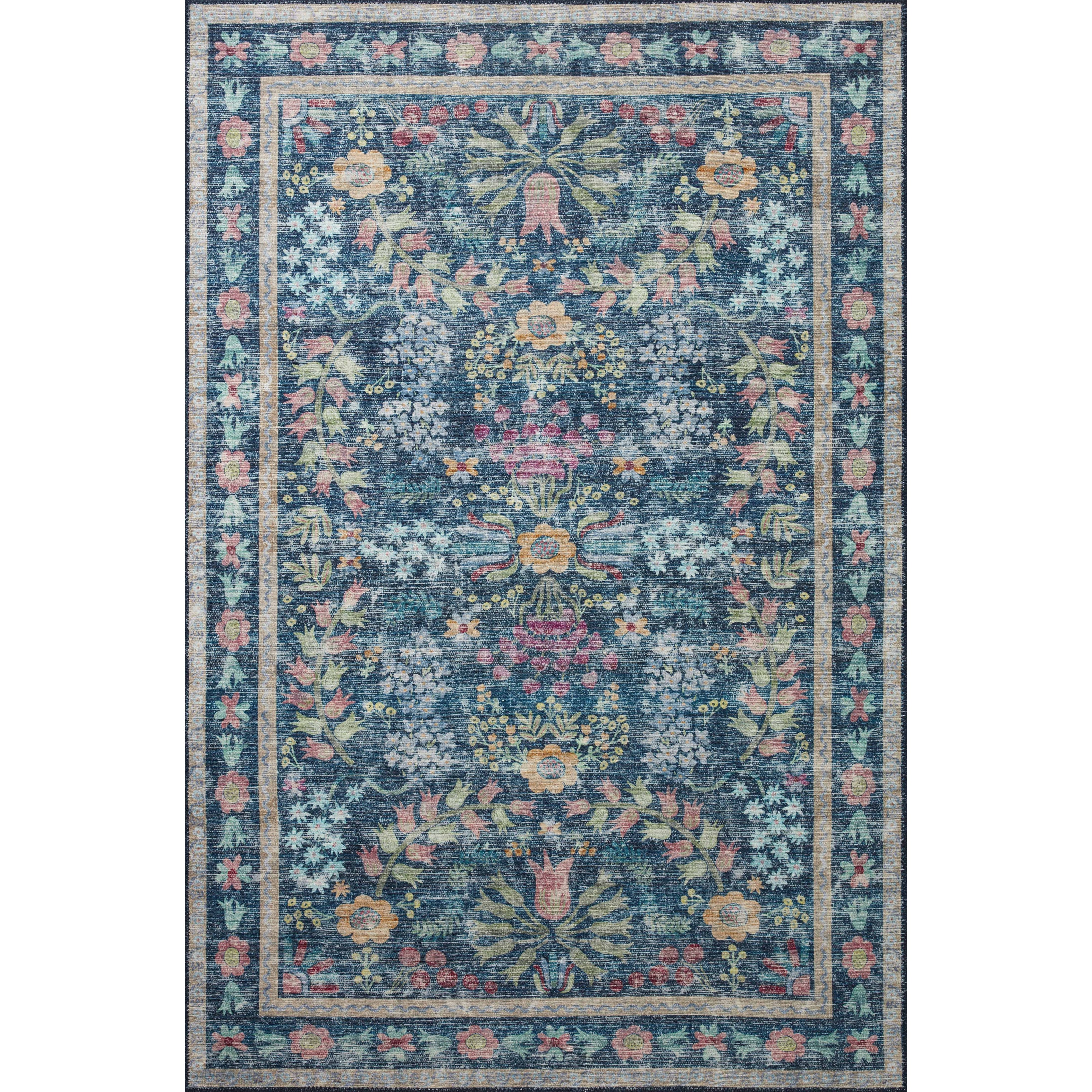 Rifle Paper Maison MAO-06 Rug Blue / Multi