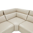 Michael Amini Verona 5-Piece Sectional - Light Gray