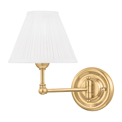 Hudson Valley Lighting Classic No.1 1 Light 7.5 inch Wall Sconce Wall Light
