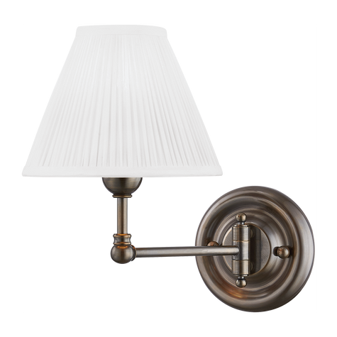 Hudson Valley Lighting Classic No.1 1 Light 7.5 inch Wall Sconce Wall Light