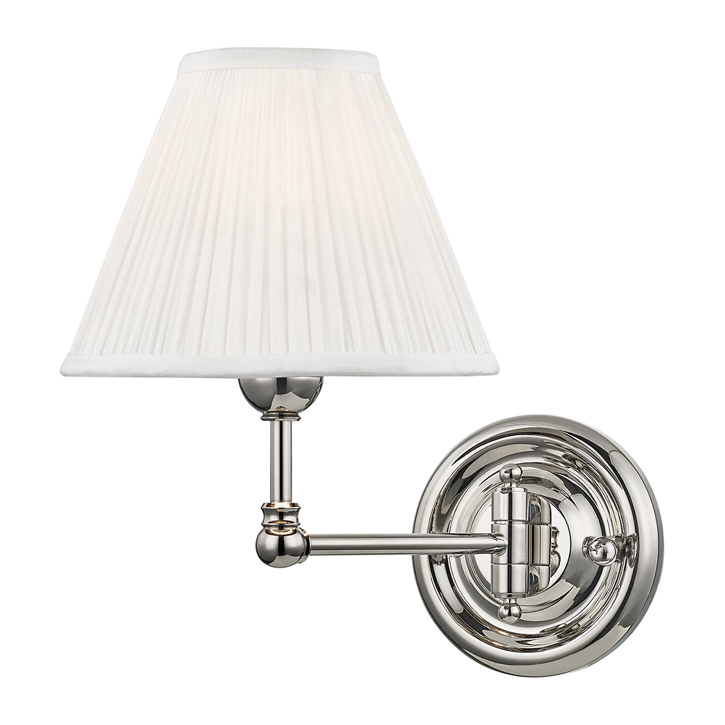 Hudson Valley Lighting Classic No.1 1 Light 7.5 inch Wall Sconce Wall Light
