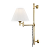 Hudson Valley Lighting Classic No.1 1 Light 10 inch Plug-in Sconce Wall Light