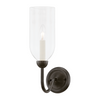 Hudson Valley Lighting Classic No.1 1 Light 4.75 inch Distressed Bronze Wall Sconce Wall Light