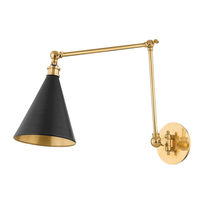 Hudson Valley Lighting Osterley 1 Light 6.5 inch Aged/Antique Distressed Bronze Wall Sconce Wall Light