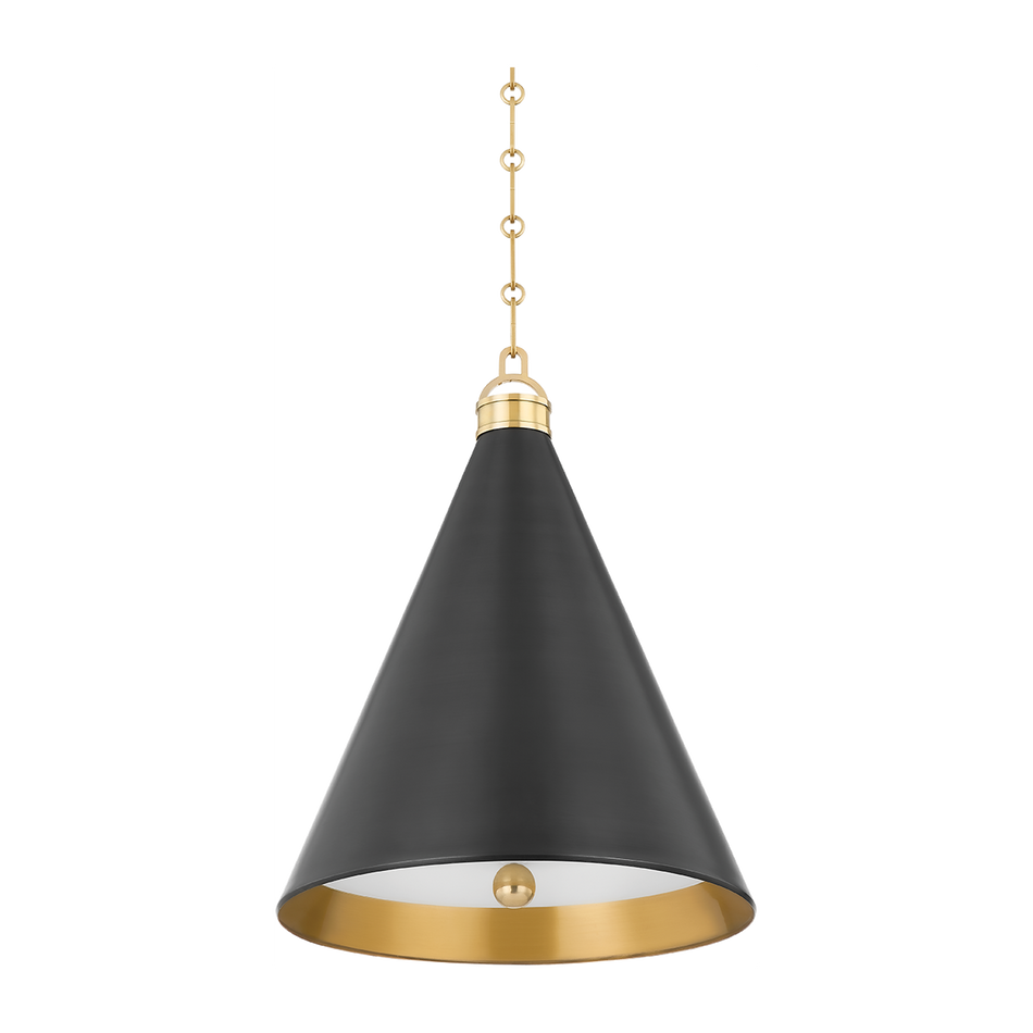 Hudson Valley Lighting Osterley 1 Light 15 inch Aged/Antique Distressed Bronze Pendant Ceiling Light