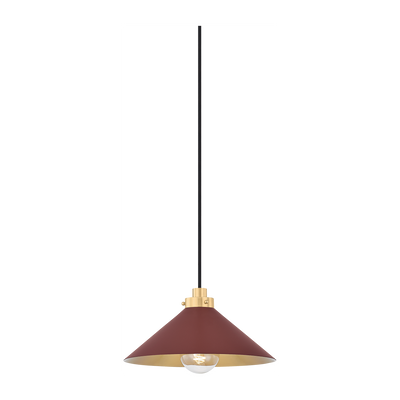 Hudson Valley Lighting Clivedon 1 Light 12 inch Pendant Ceiling Light