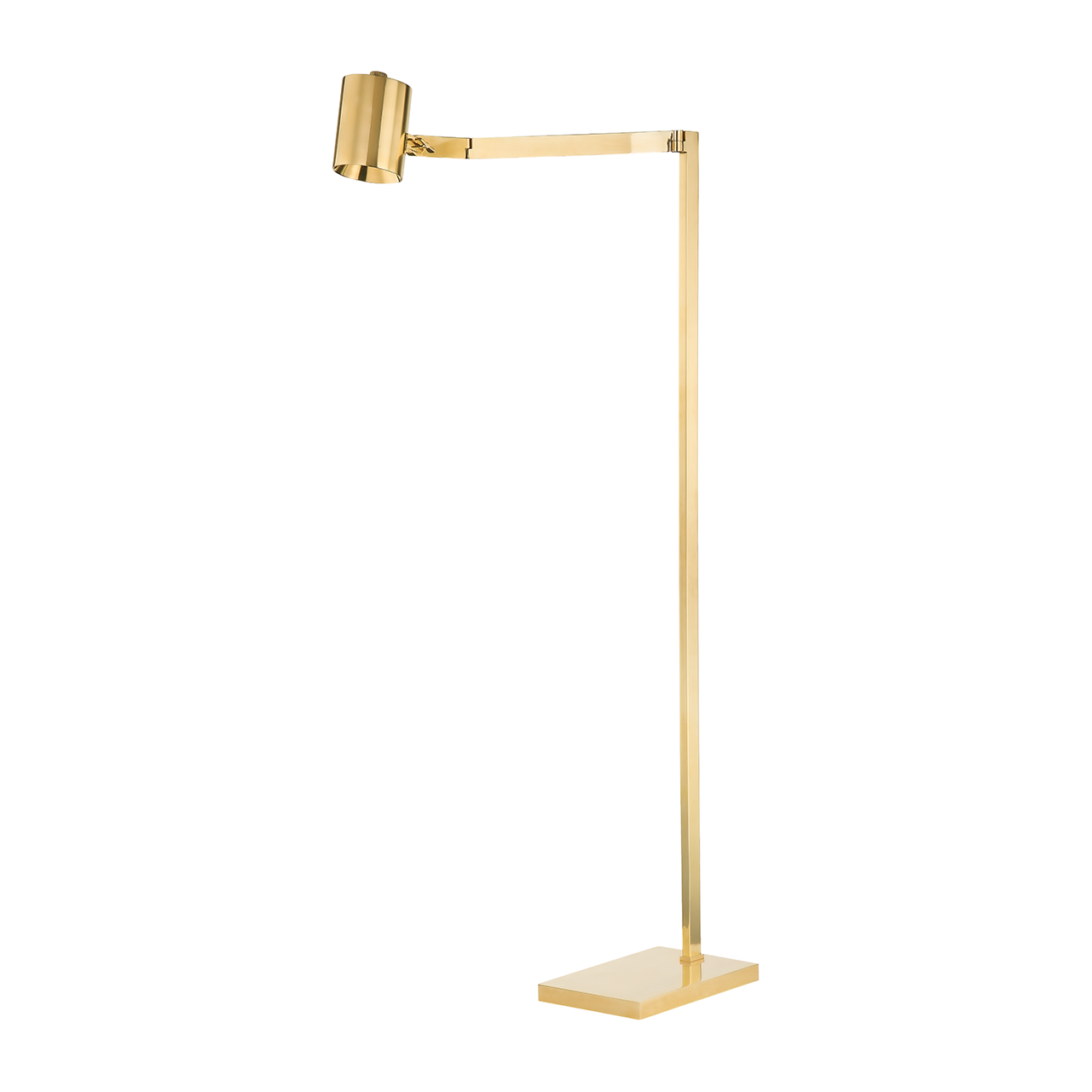 Hudson Valley Lighting Highgrove 1 Light 25.25 inch Aged Brass Floor Lamp Portable Light
