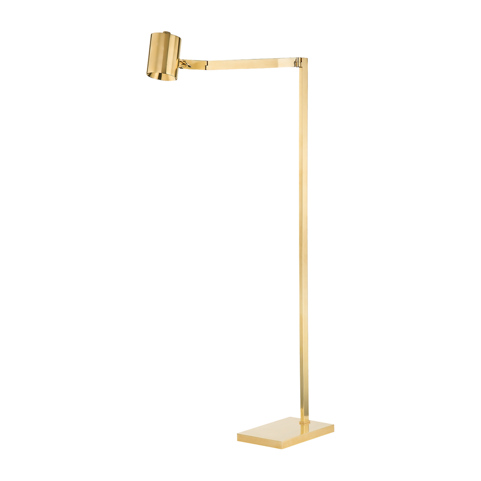 Hudson Valley Lighting Highgrove 1 Light 25.25 inch Aged Brass Floor Lamp Portable Light