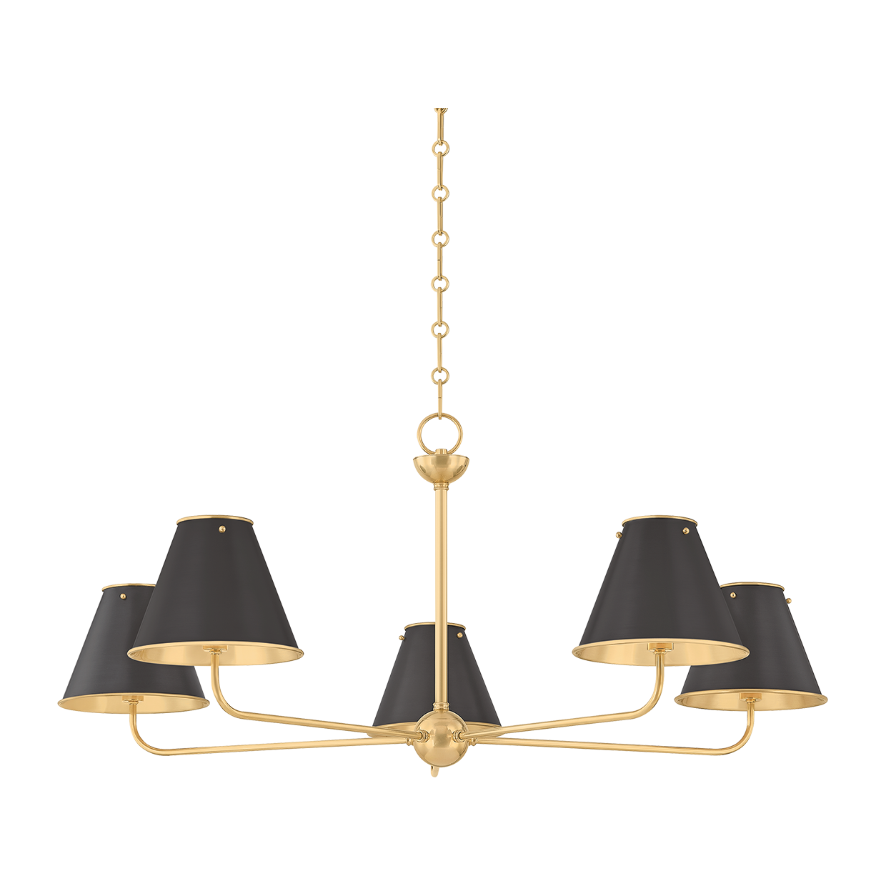 Hudson Valley Lighting Burghley 5 Light Chandelier Ceiling Light