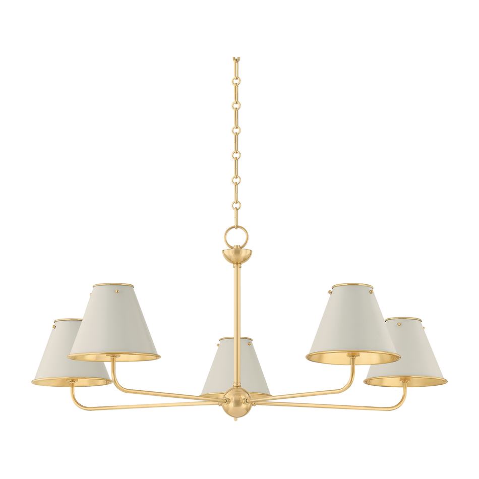Hudson Valley Lighting Burghley 5 Light Chandelier Ceiling Light