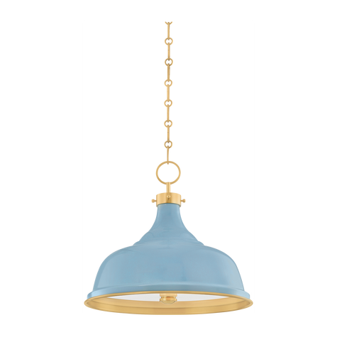 Hudson Valley Lighting Painted No.1 3 Light 18 inch Pendant Ceiling Light
