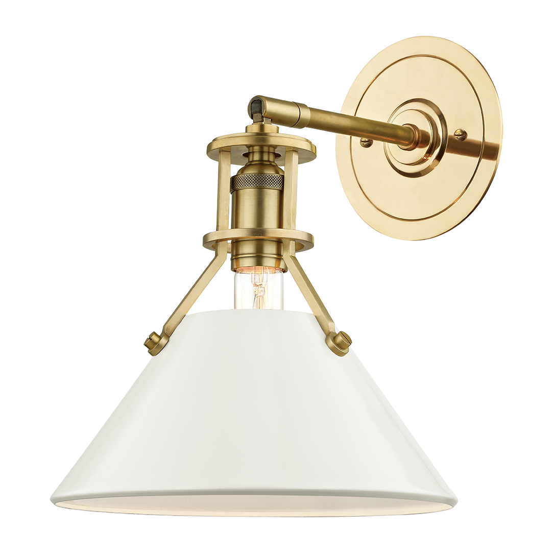 Hudson Valley Lighting Painted No.2 1 Light 9.5 inch Wall Sconce Wall Light
