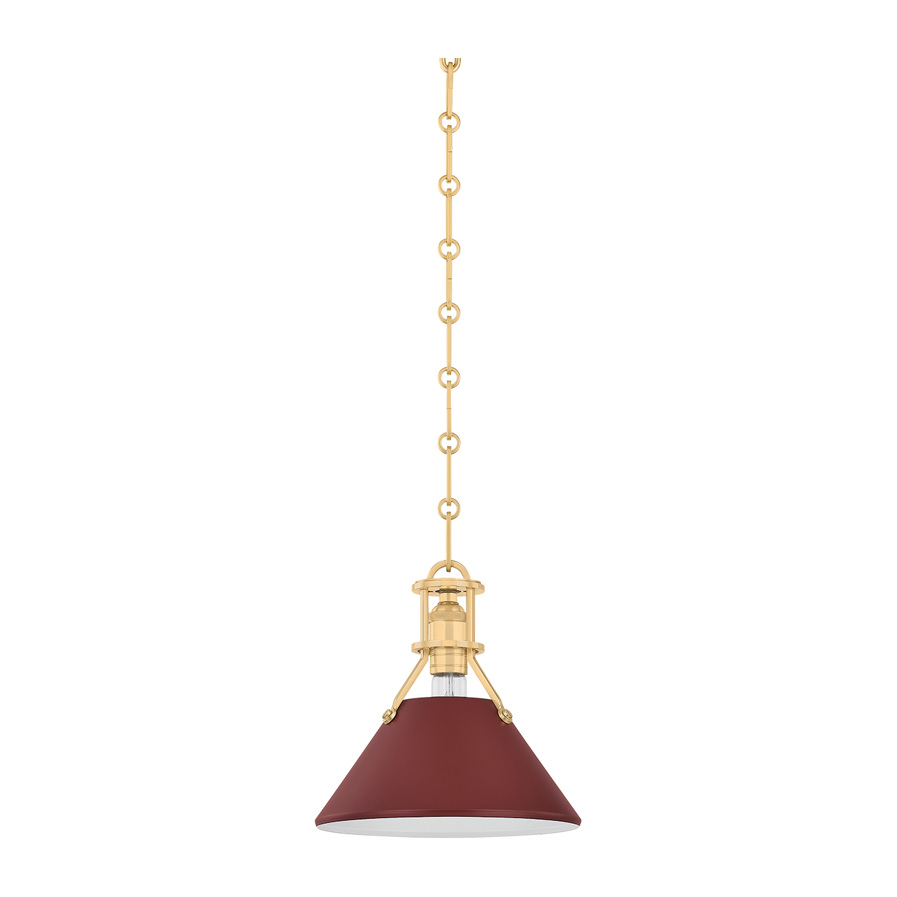 Hudson Valley Lighting Painted No. 2 1 Light 8 watt Pendant Ceiling Light