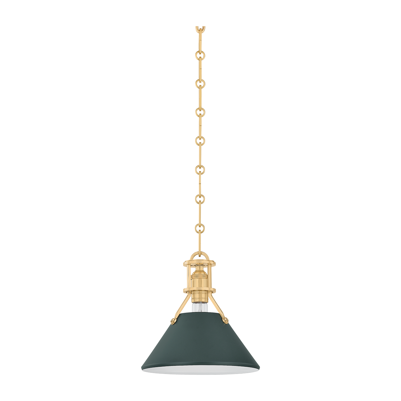 Hudson Valley Lighting Painted No. 2 1 Light 8 watt Pendant Ceiling Light
