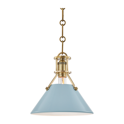 Hudson Valley Lighting Painted No.2 1 Light 9.5 inch Pendant Ceiling Light