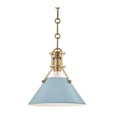 Hudson Valley Lighting Painted No.2 1 Light 9.5 inch Pendant Ceiling Light