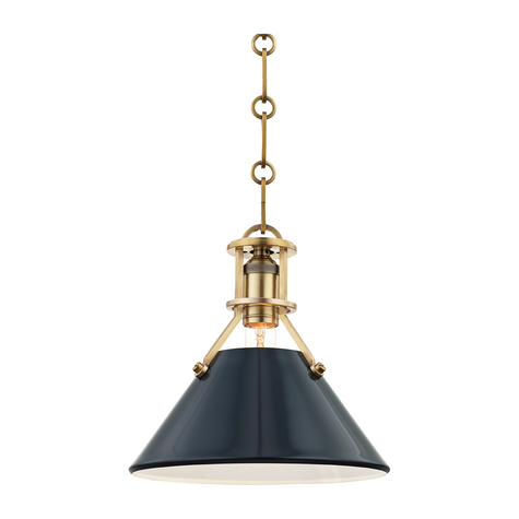 Hudson Valley Lighting Painted No.2 1 Light 9.5 inch Pendant Ceiling Light