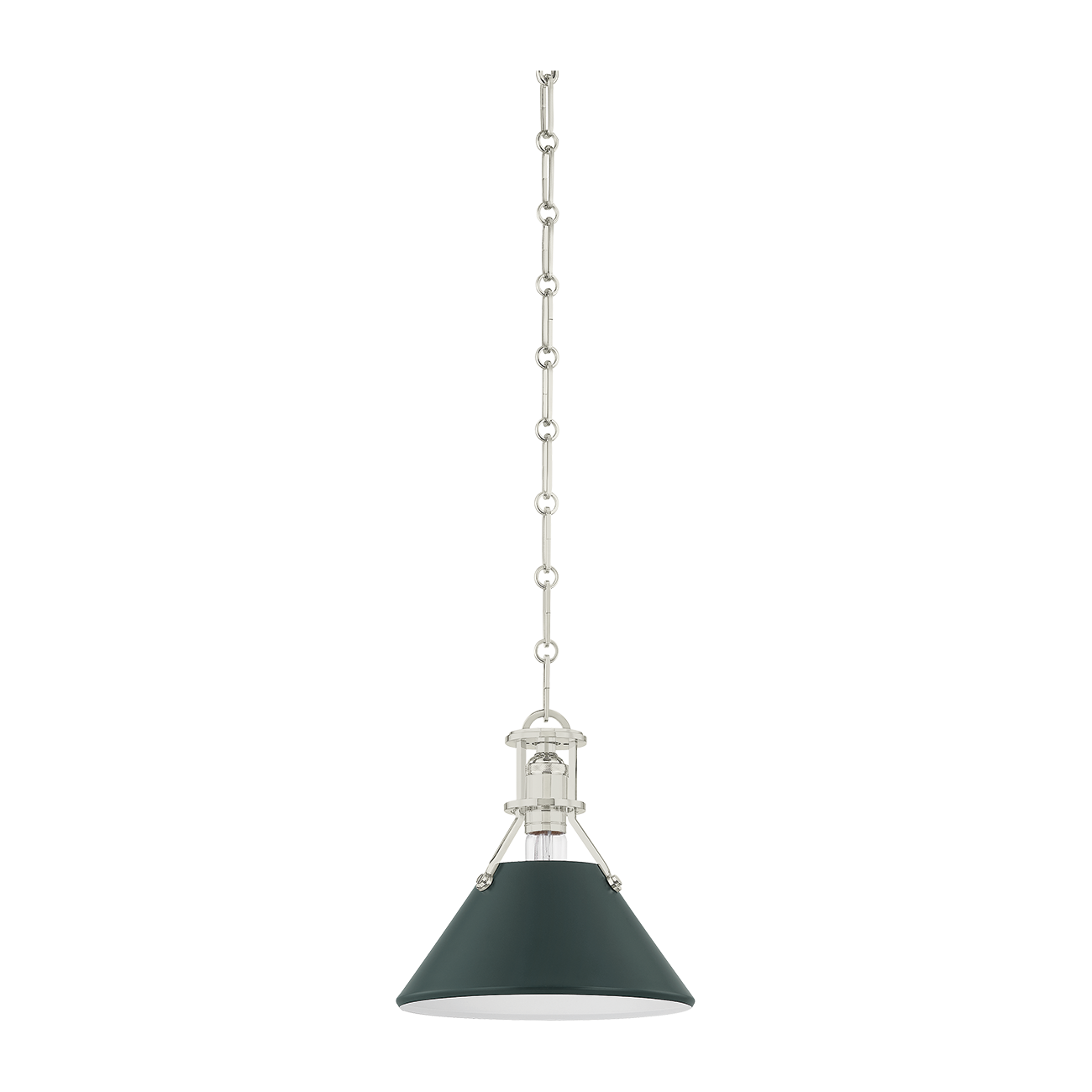 Hudson Valley Lighting Painted No. 2 1 Light 8 watt Pendant Ceiling Light