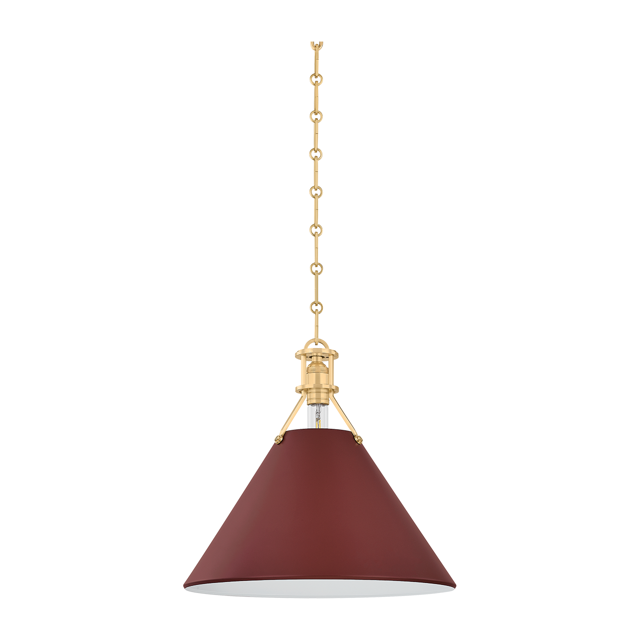 Hudson Valley Lighting Painted No. 2 1 Light 15 watt Pendant Ceiling Light