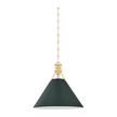 Hudson Valley Lighting Painted No. 2 1 Light 15 watt Pendant Ceiling Light