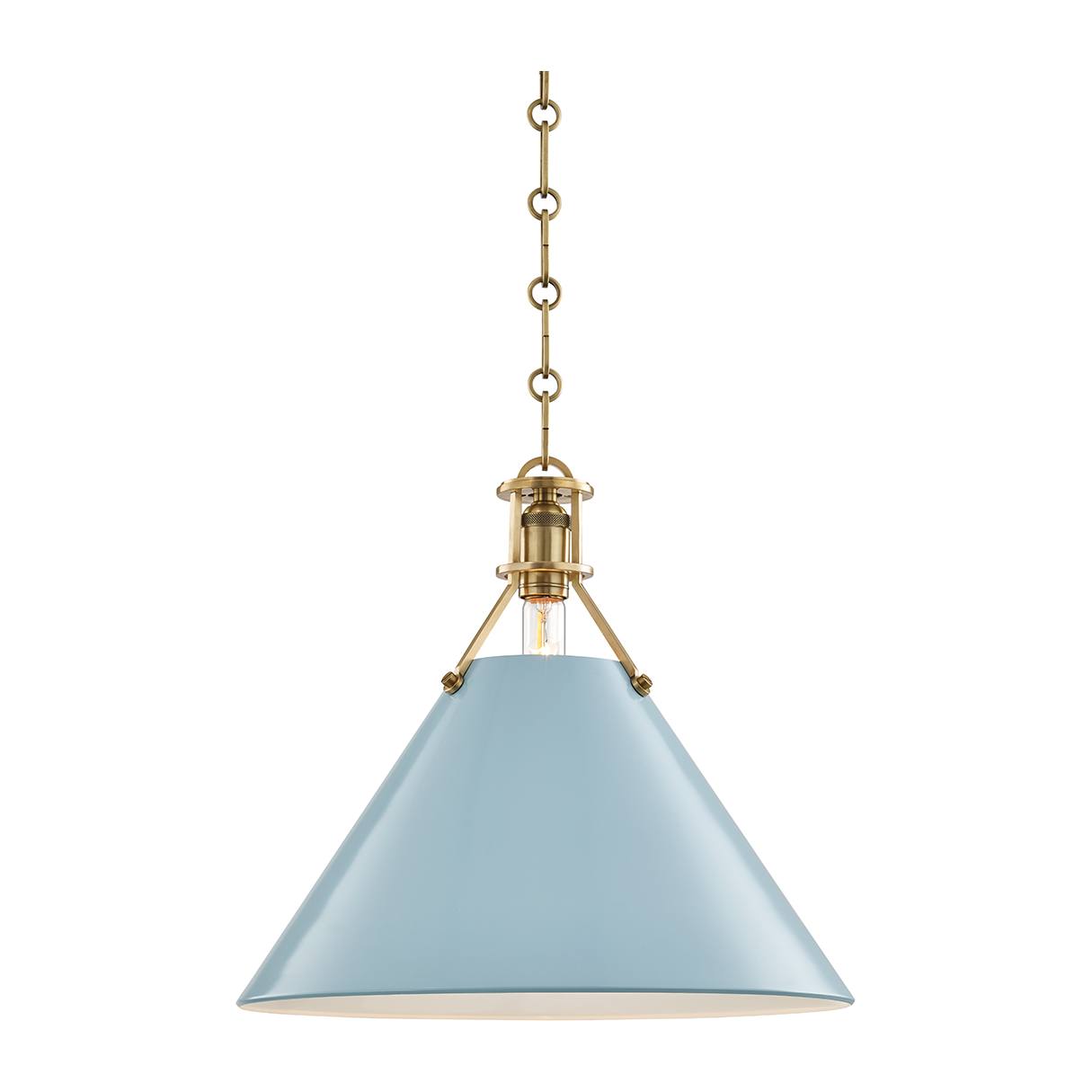 Hudson Valley Lighting Painted No.2 1 Light 16 inch Pendant Ceiling Light