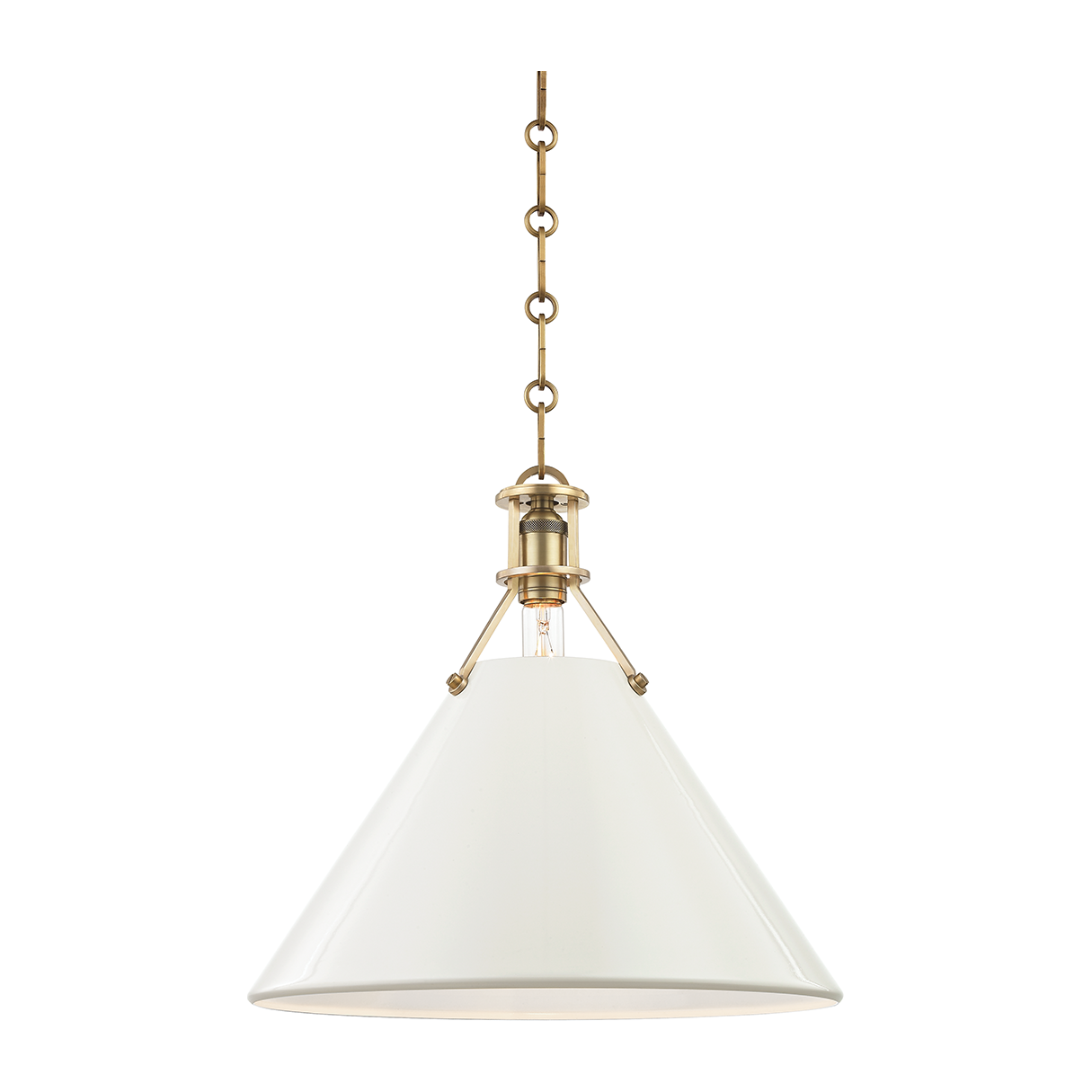 Hudson Valley Lighting Painted No.2 1 Light 16 inch Pendant Ceiling Light