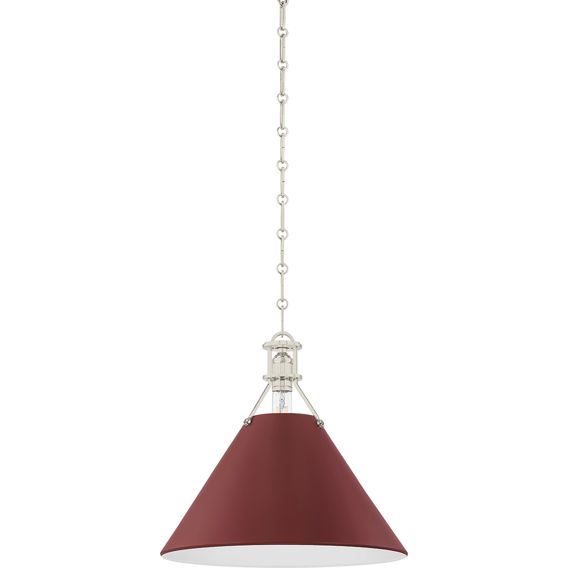 Hudson Valley Lighting Painted No. 2 1 Light 15 watt Pendant Ceiling Light