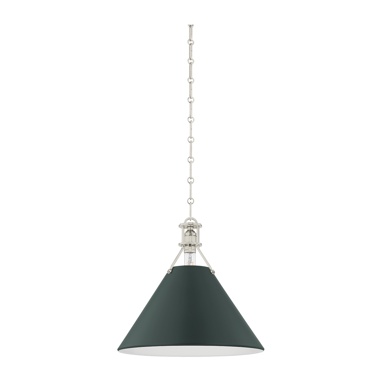 Hudson Valley Lighting Painted No. 2 1 Light 15 watt Pendant Ceiling Light