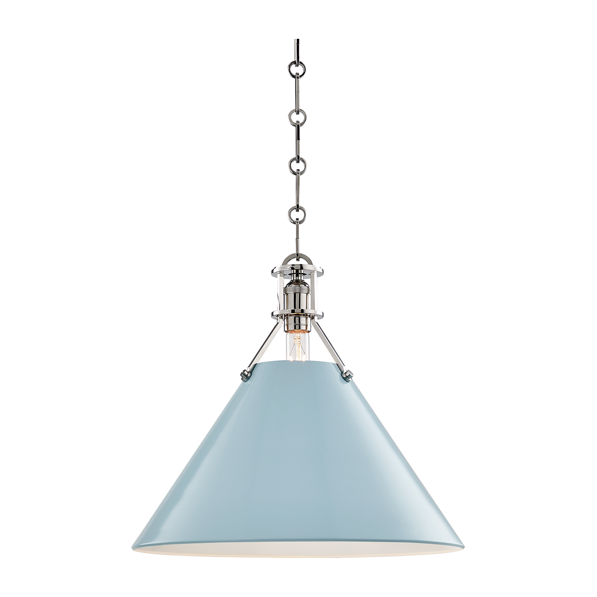 Hudson Valley Lighting Painted No.2 1 Light 16 inch Pendant Ceiling Light
